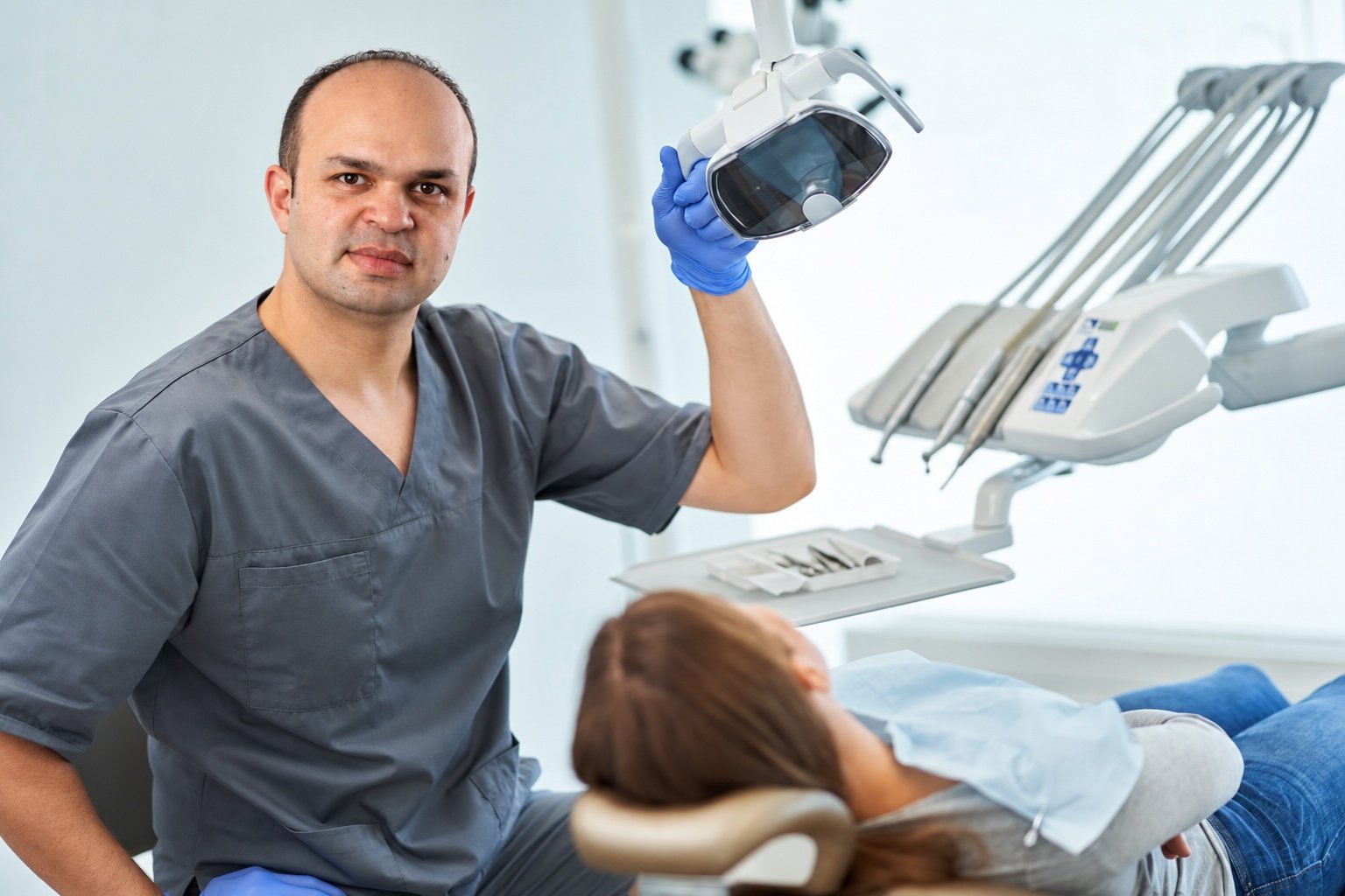 Fotografía ilustrativa de atención odontológica