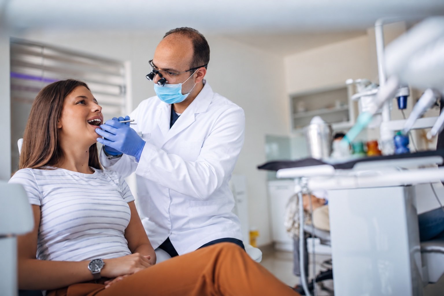 Fotografía ilustrativa de atención odontológica